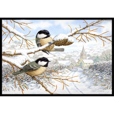 Carolines Treasures Coal Tits Indoor or Outdoor Mat- 24 x 36 ASA2192JMAT